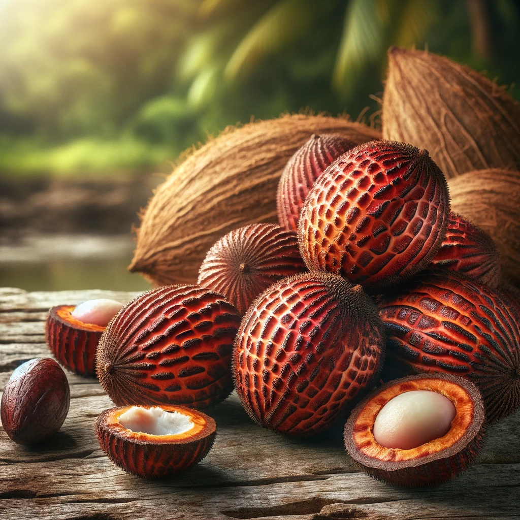 Buriti Oil botanical illustration
